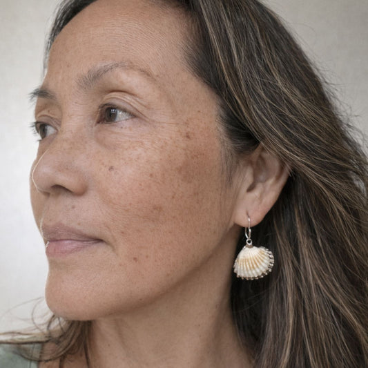 Warm The Cockles Of Your Heart Shell Earrings