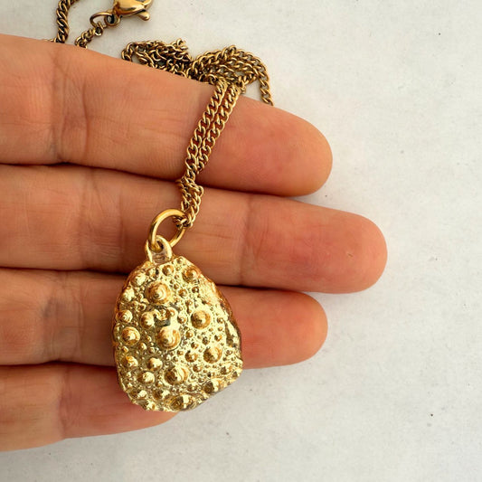 Broken Kina Shell Necklace (Gold plated) - Samples & Seconds