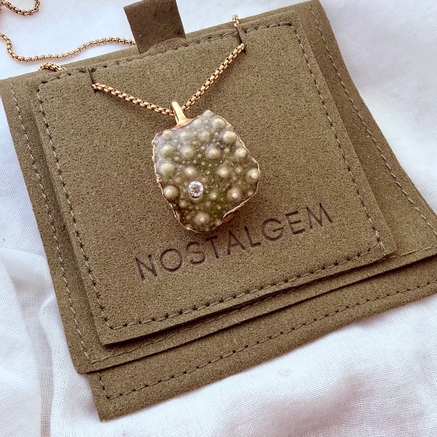 Kina Fragment Pendant Necklace