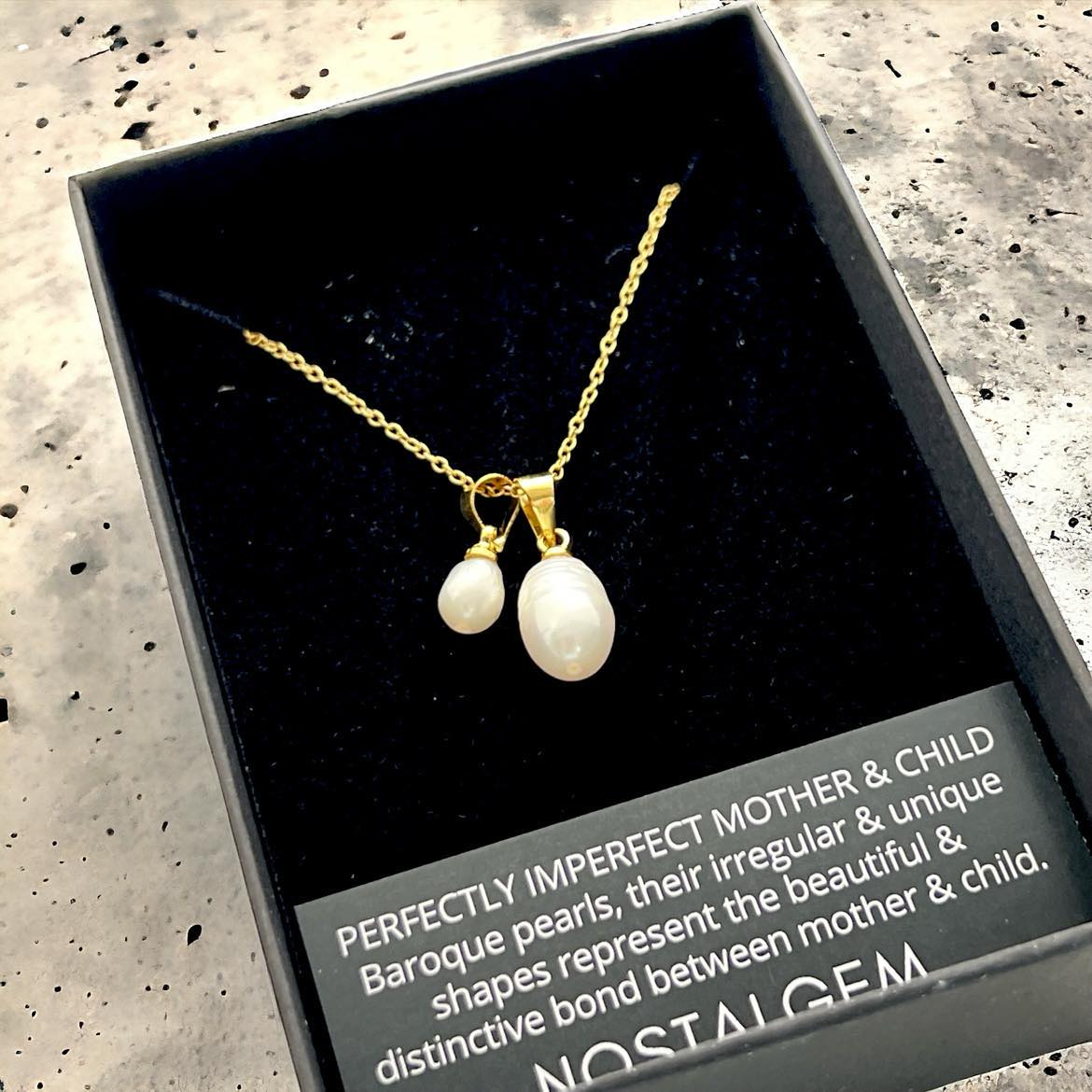 Baroque Pearl Perfectly Imperfect Mother & Child Necklace