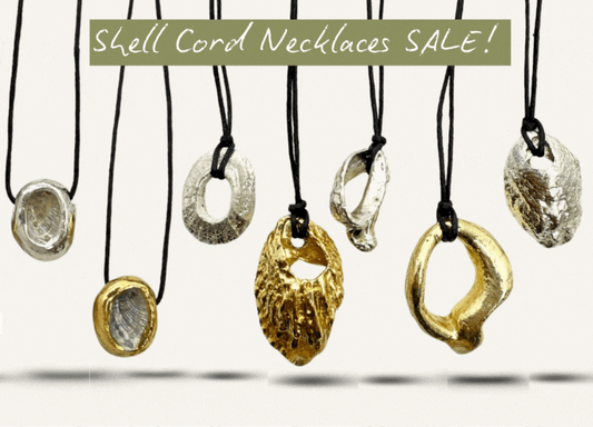 Shell yeah, our plated shell cord necklaces have officially dropped!