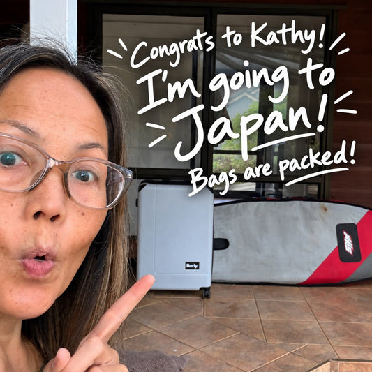 The Surfboard Is Packed… We're Going to Japan!