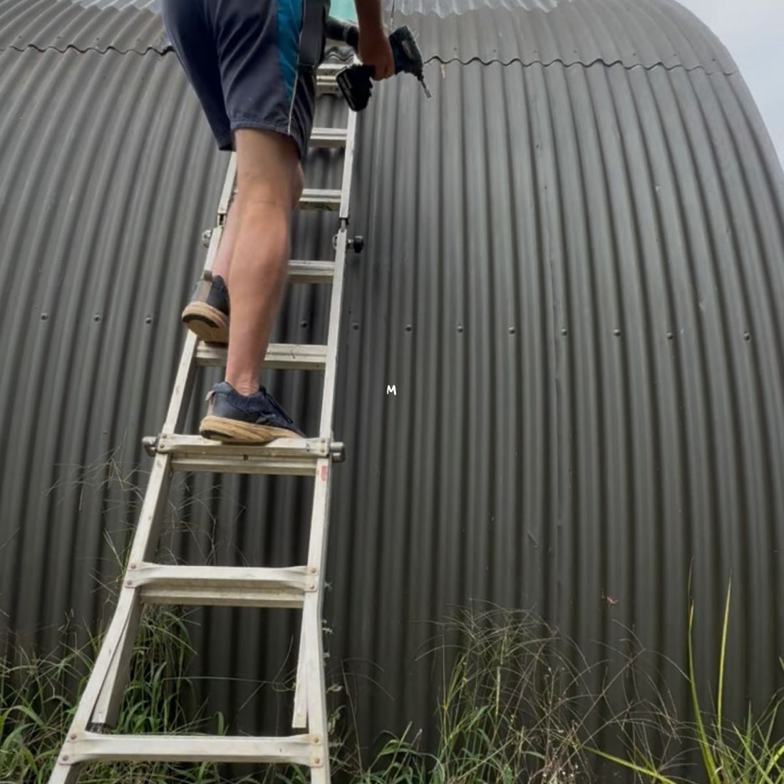 They're Going Up — Like the Husband on the Ladder