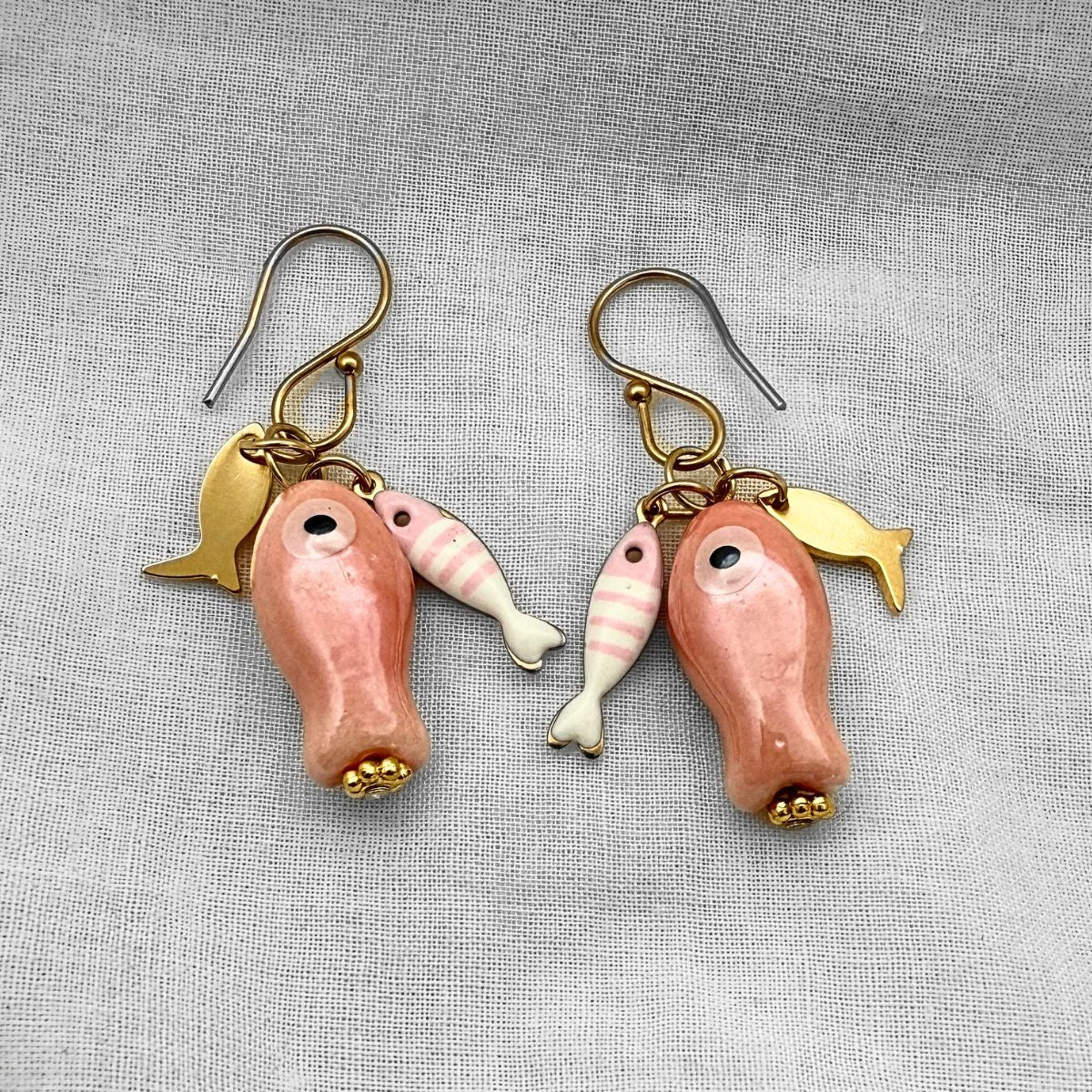 Fish Tales Charm Earrings