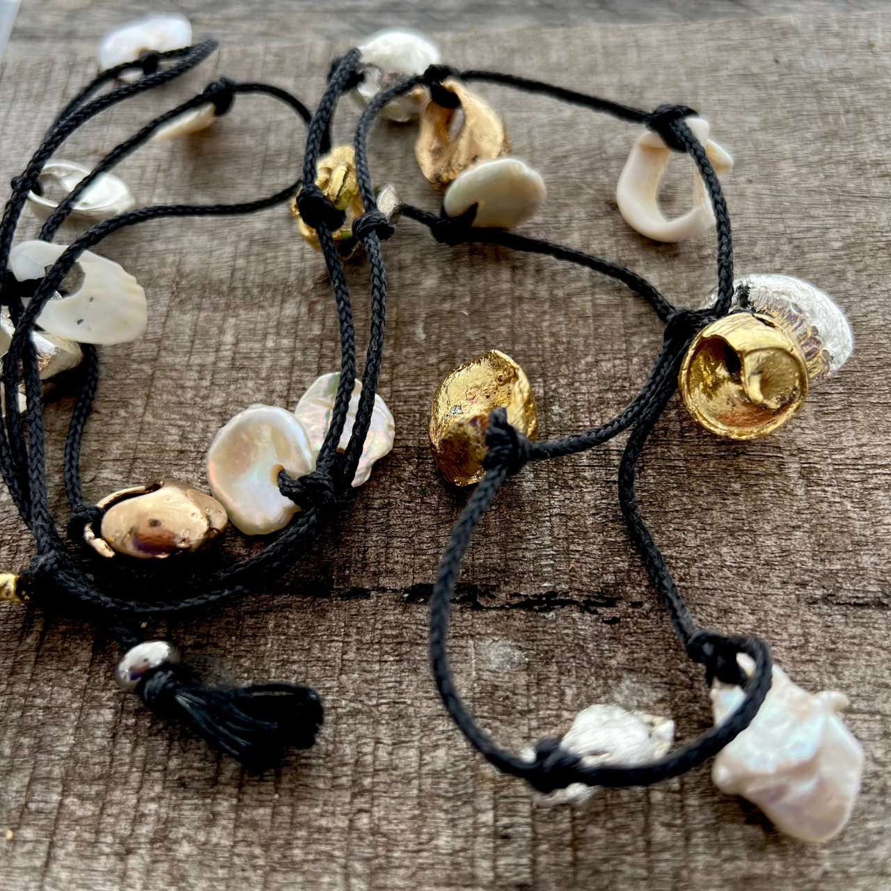 BCFM Early Bird Day 6 (23 Nov): (NE) Tidal Treasures & Curiosities Black Cord Lei Necklace