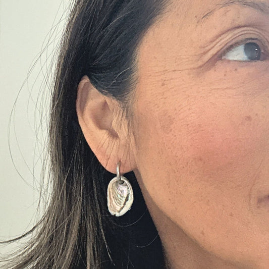 Paua Shell 20-25mm Hoops