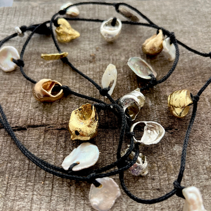 BCFM Early Bird Day 6 (23 Nov): (NE) Tidal Treasures & Curiosities Black Cord Lei Necklace