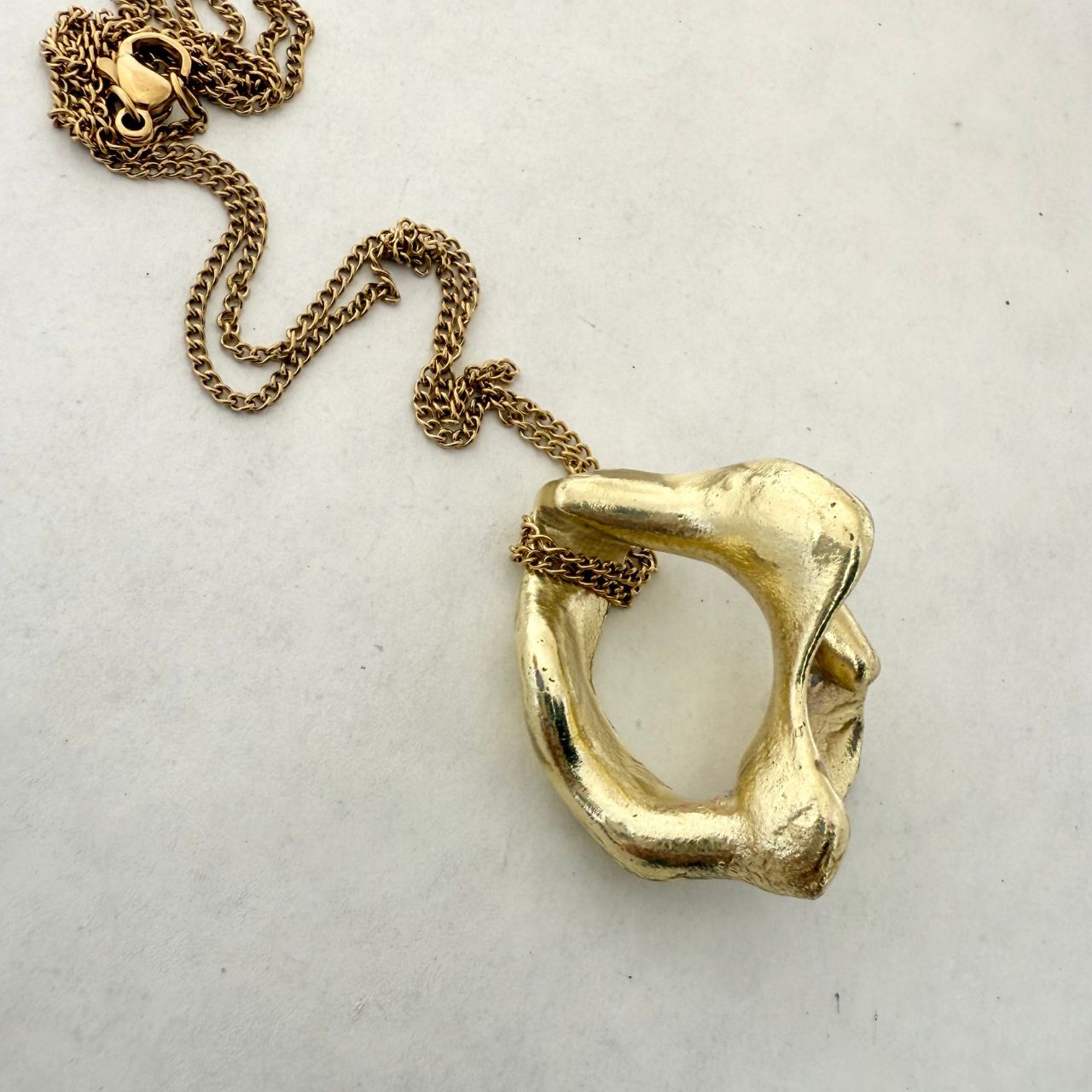 Old Timer Whelk Shell Necklace (Gold plated) - Samples & Seconds