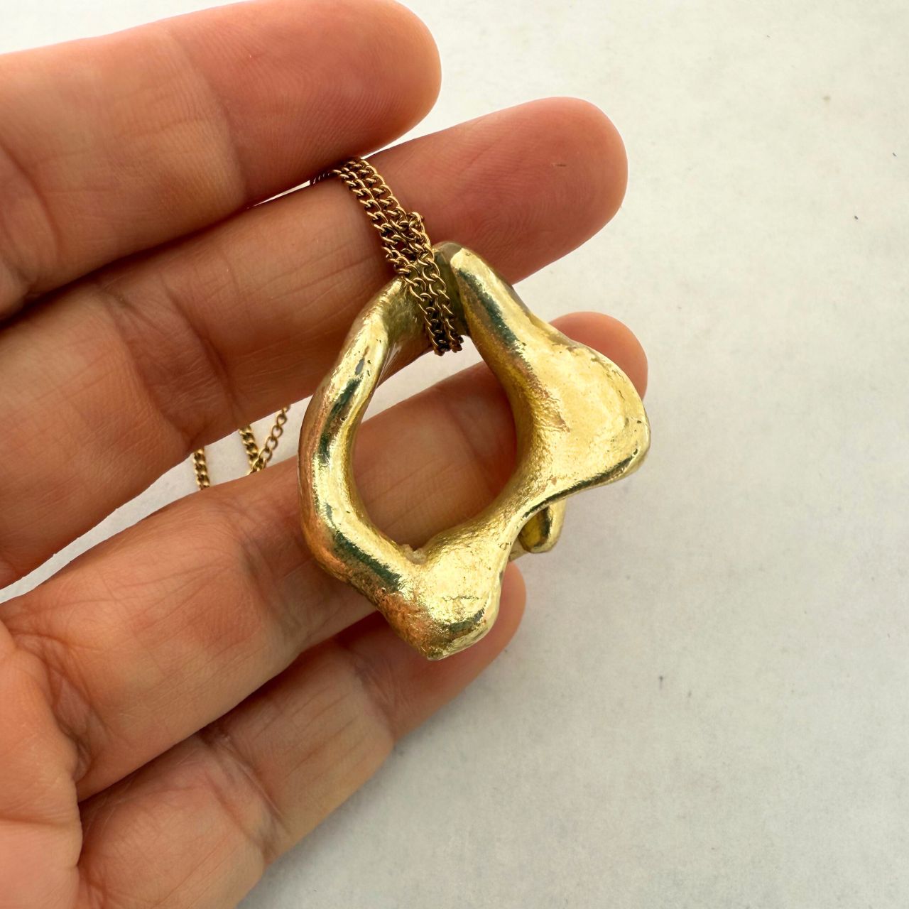 Old Timer Whelk Shell Necklace (Gold plated) - Samples & Seconds
