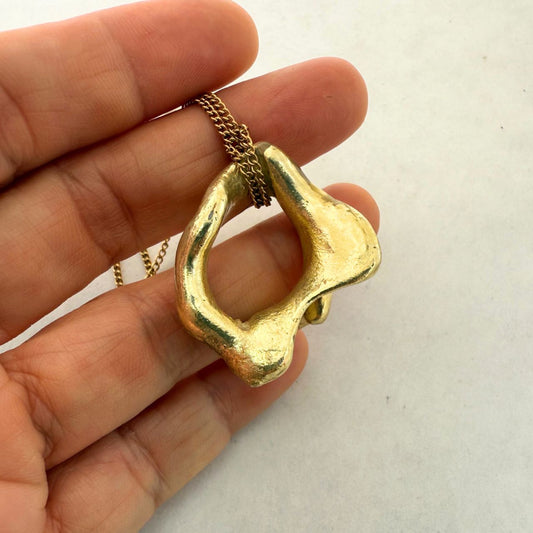 Old Timer Whelk Shell Necklace (Gold plated) - Samples & Seconds