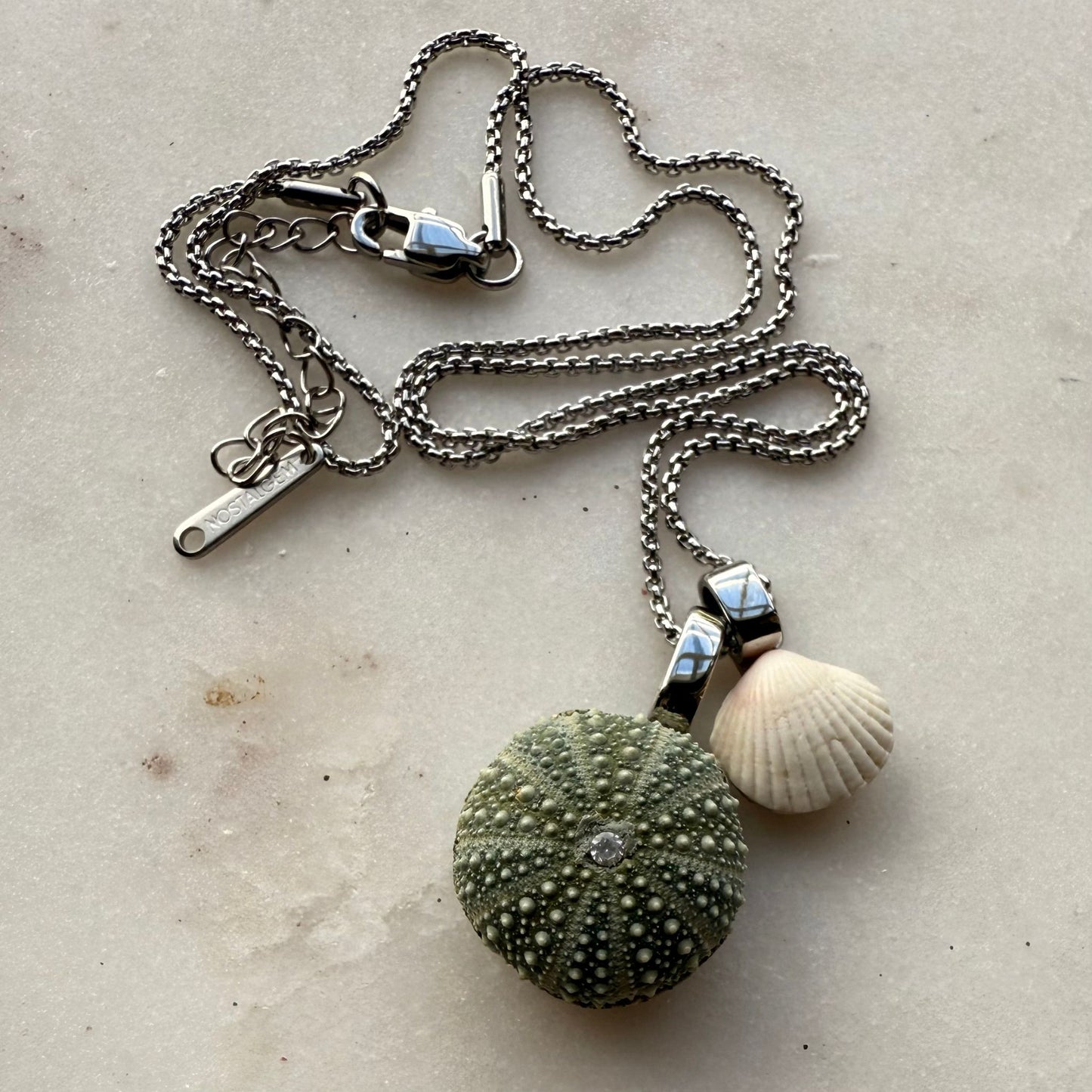 Mother & Child Shell Story Necklace: Kina & Cockle
