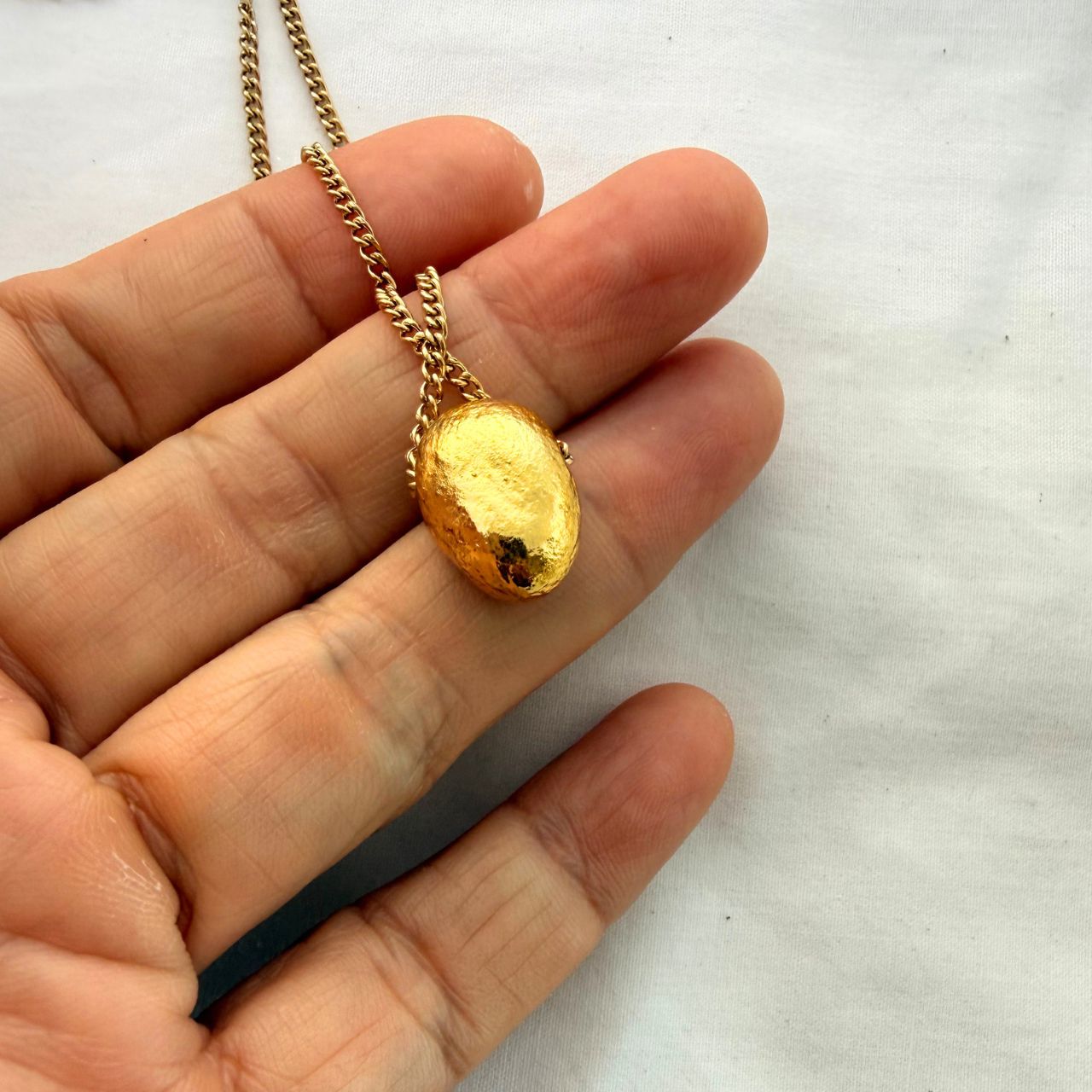 Paua Golden Nugget Single Necklace