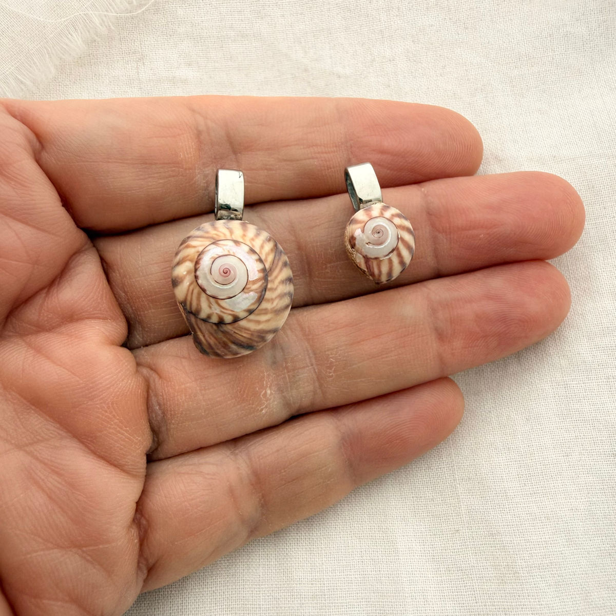 Kota Wheel Shell Single Pendant