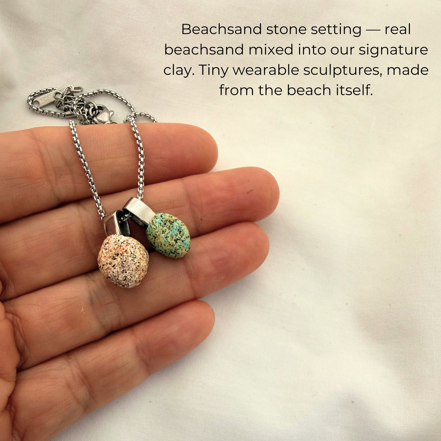 Pāua & Koru Wheel Shell Pair Necklace