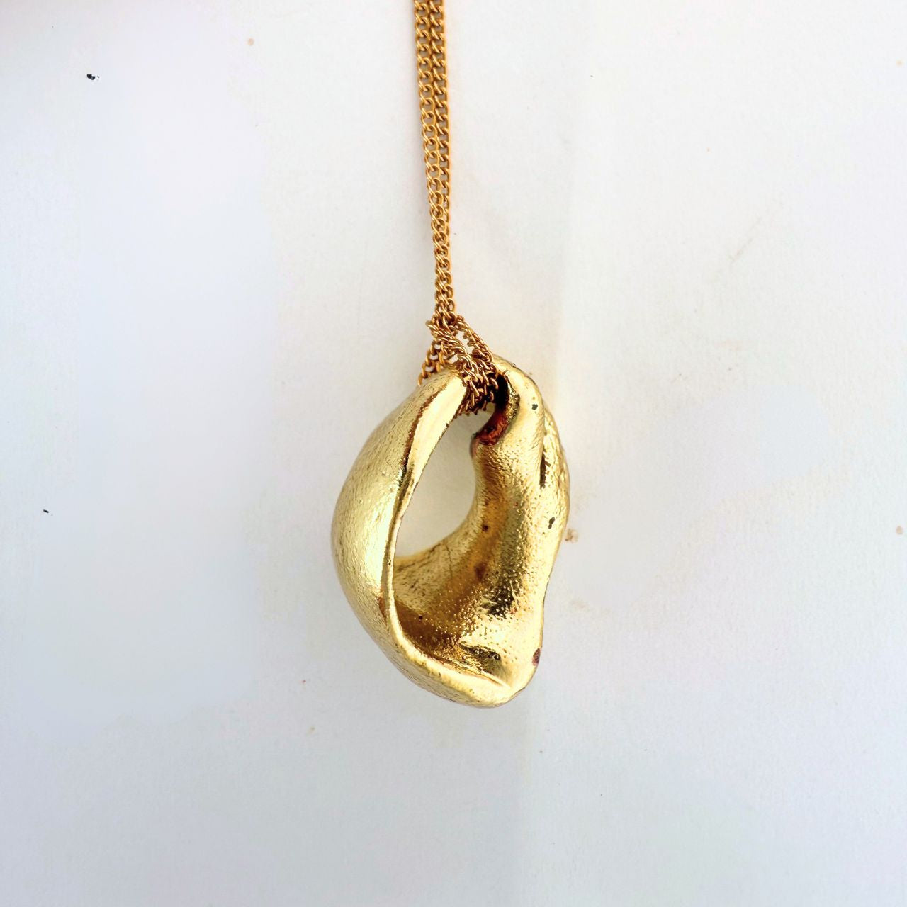 Weathered Whelk Shell Necklace (Gold plated) - Samples & Seconds