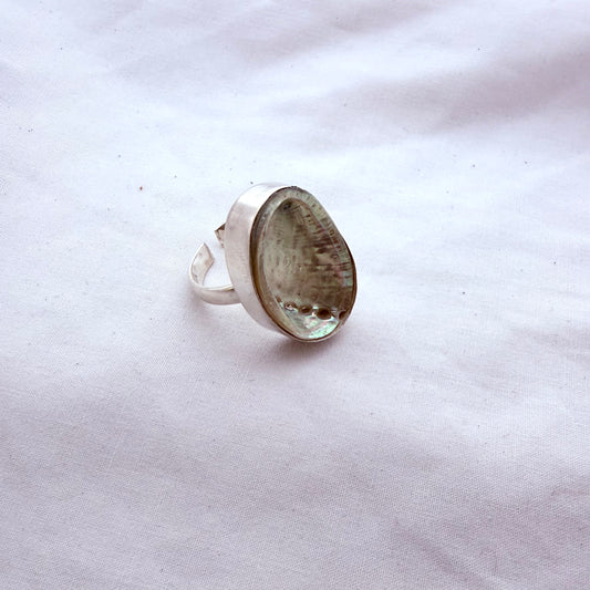 Paua Shell Sterling Silver Ring (24mm) - Samples & Seconds