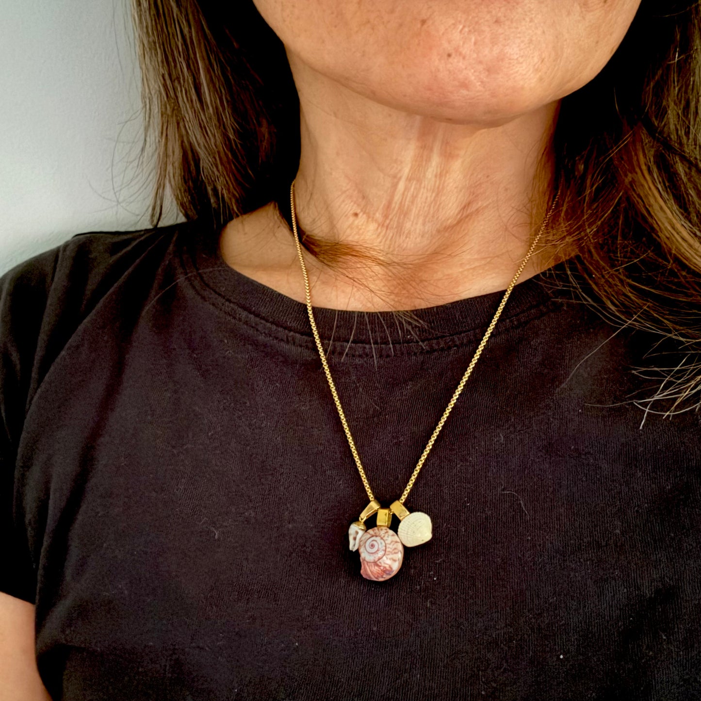 Shell Story Trio Necklace | Whelk, Kōta & Cockle
