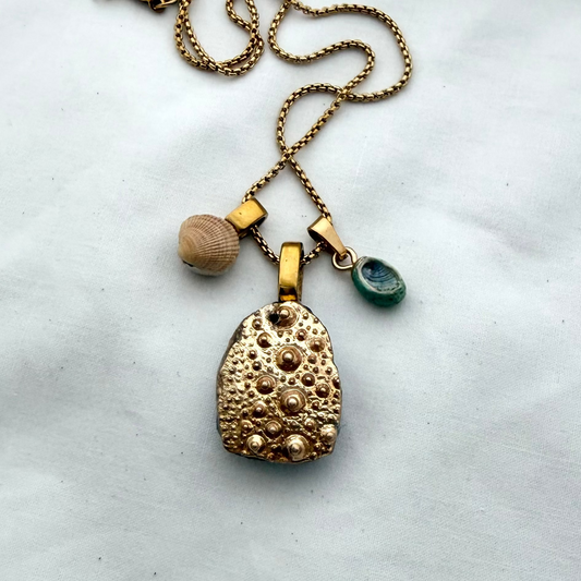 Shell Story Trio Necklace | Kina, Cockle & Pāua