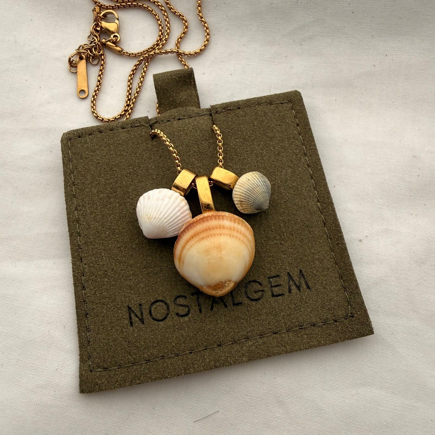 Shell Story Trio Necklace | The Clam Clan