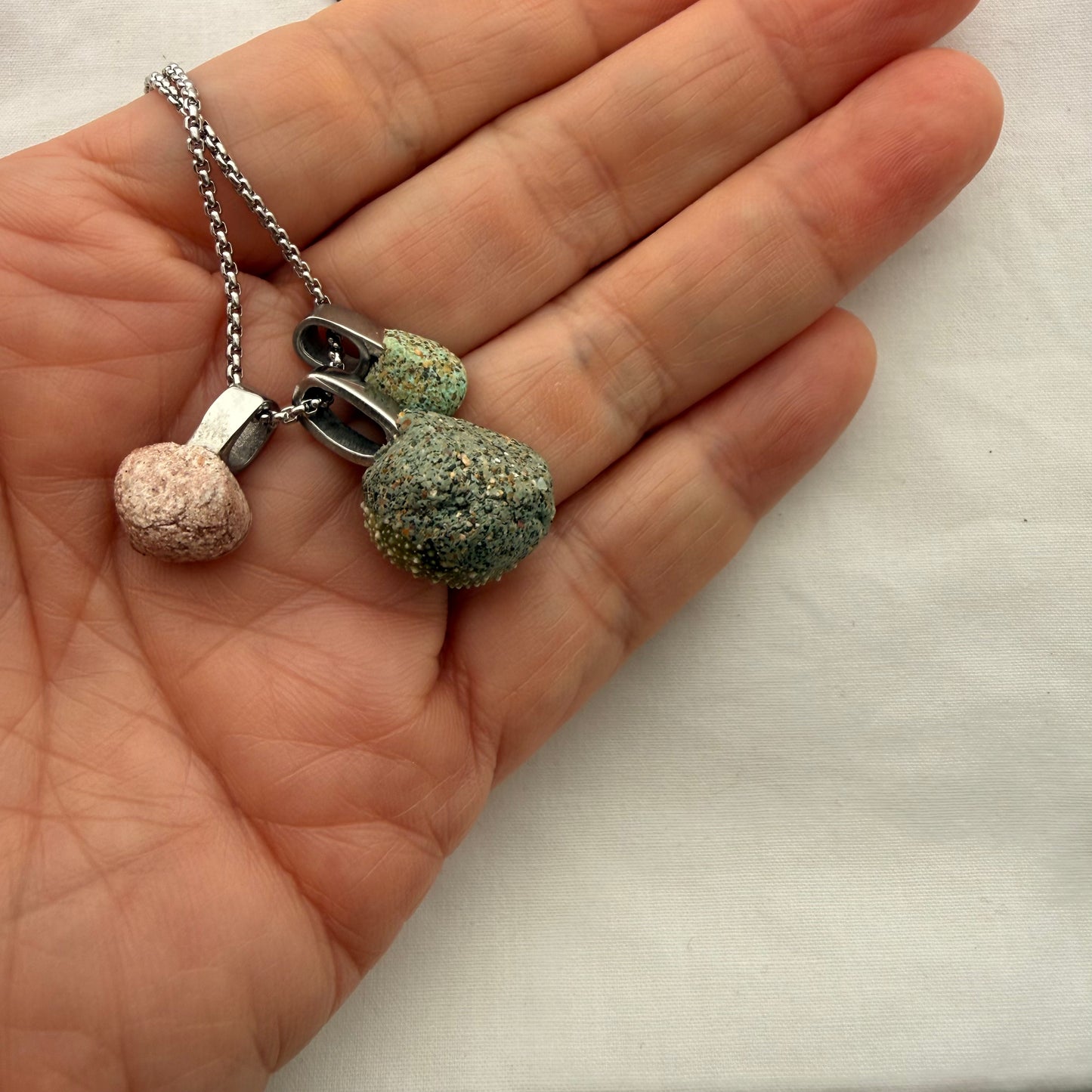 Shell Story Trio Necklace | Pāua, Kina & Cockle