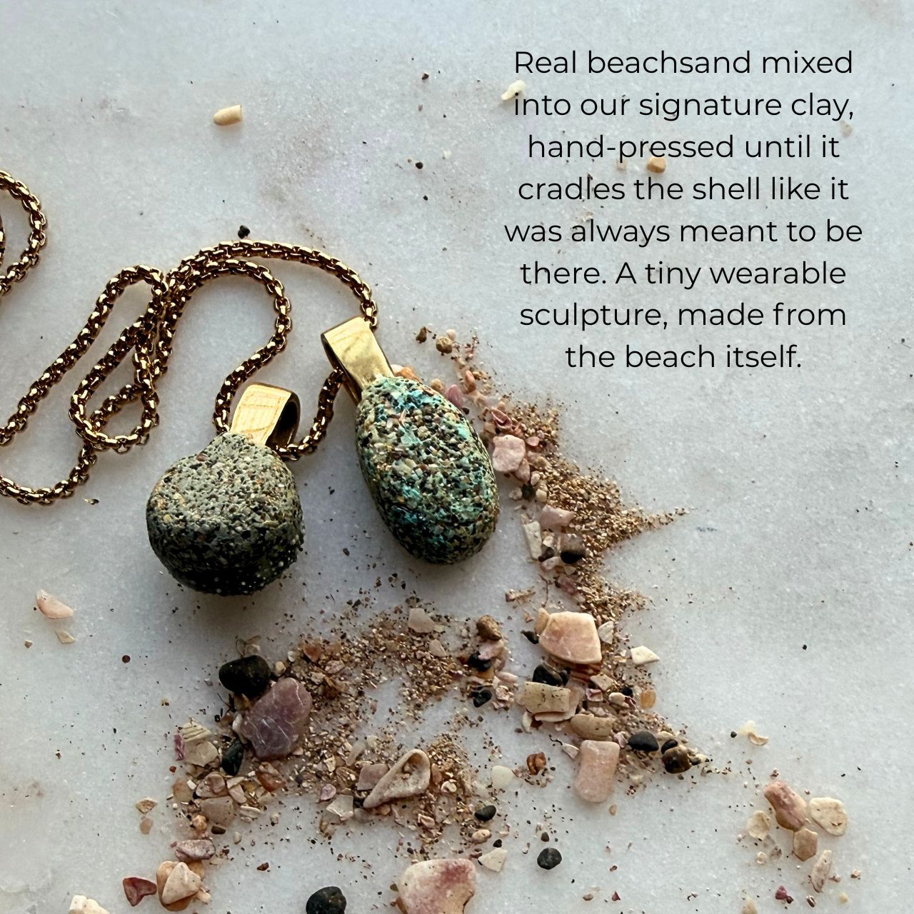 Paua & Kina Shell Pair Necklace (BEST SELLER)