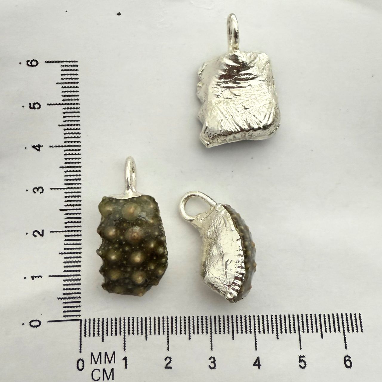 Broken kina shell and pearl necklace styled shot