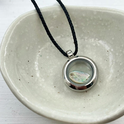 SS02 - Nature Story Keeper With Paua Shell Locket Necklace