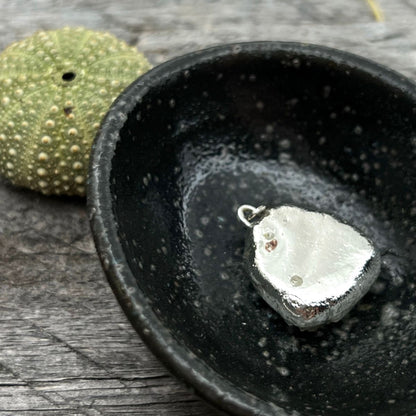 SS22 - Kina Sea Urchin Silver Dipped Pendant