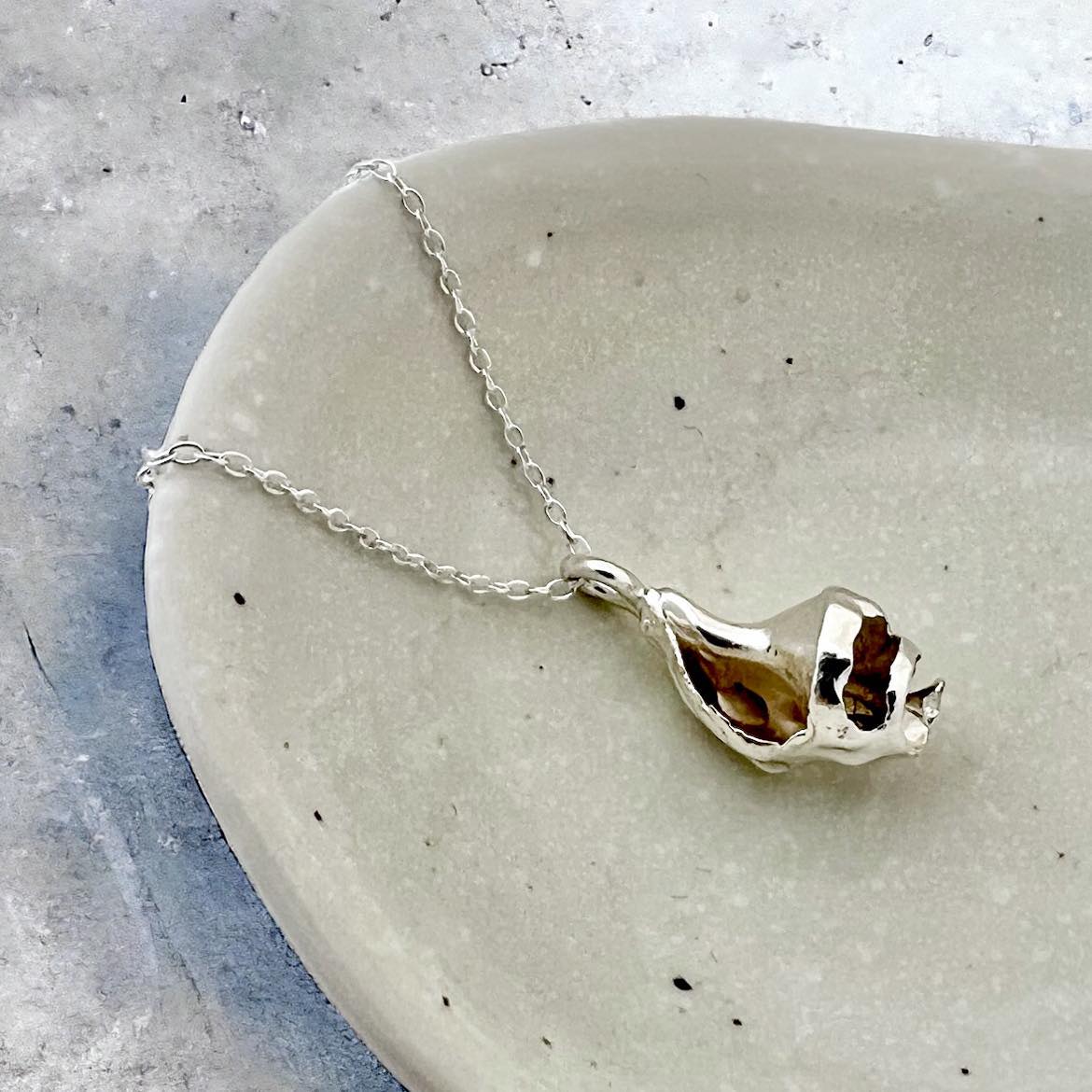 Small Whelk Wheathered But Wondrous Necklace 1